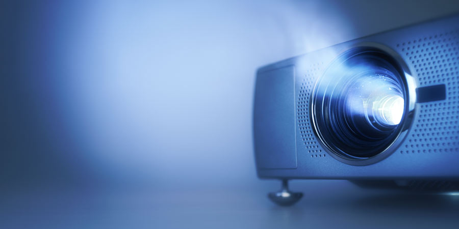 Online Webinar projector