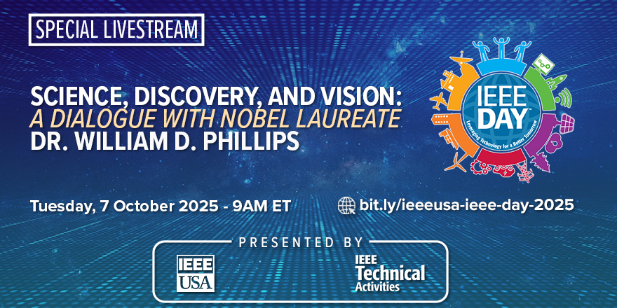Science, Discovery, and Vision: A Dialogue with Nobel Laureate Dr. William D. Phillips