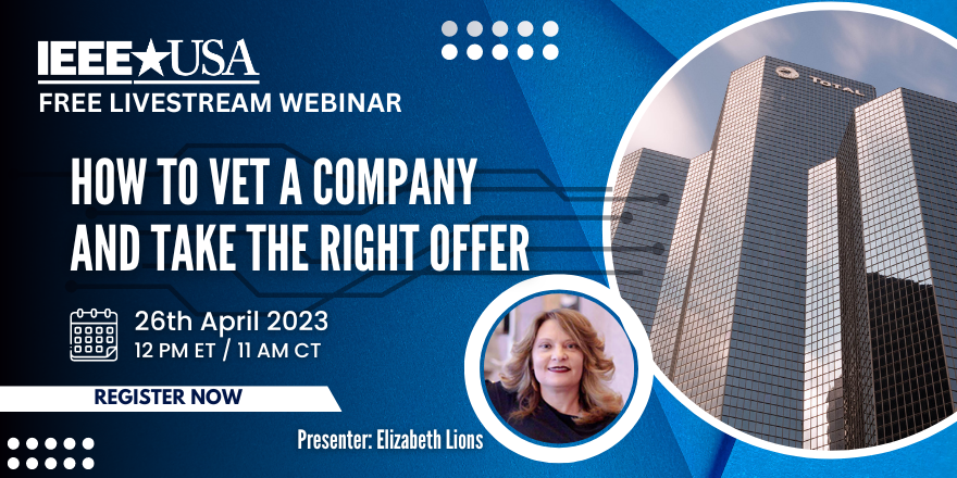 How to Vet a Company and Take the Right Offer